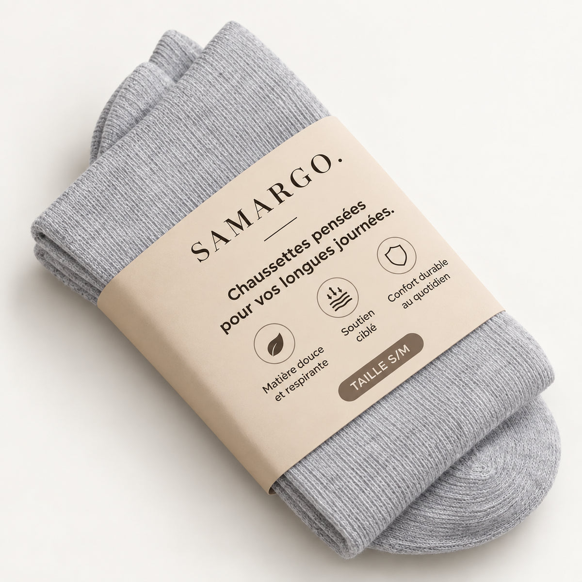 Chaussettes de compression - Gris
