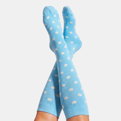 Chaussettes de compression - Marguerites Bleues