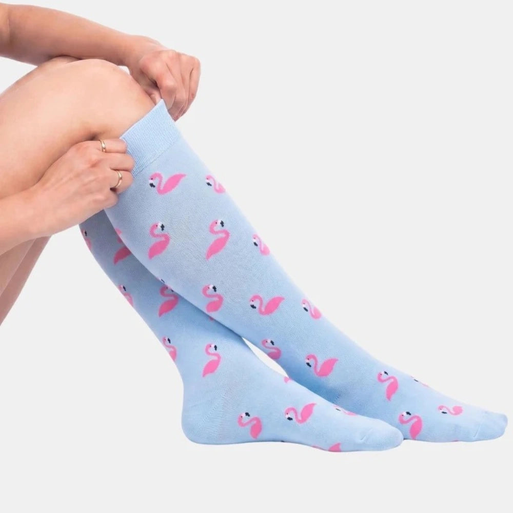 Chaussettes de compression - Flamand Rose