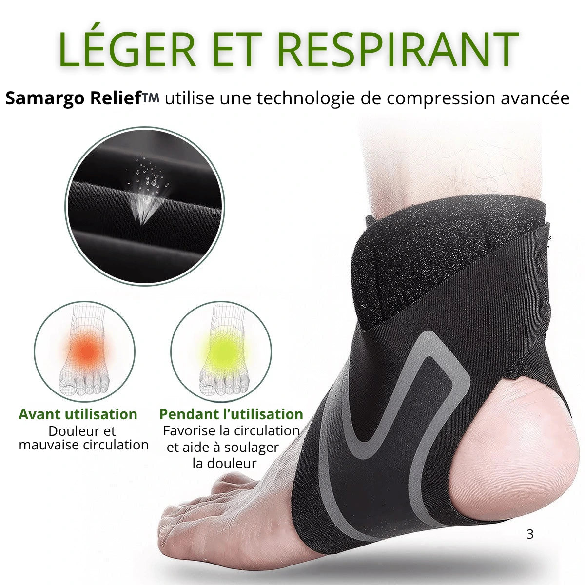 Samargo Relief™️ - Soutien plantaire avancé