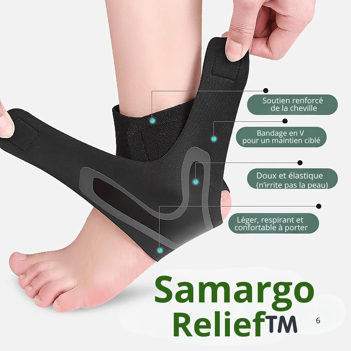 Samargo Relief™️ - Soutien plantaire avancé