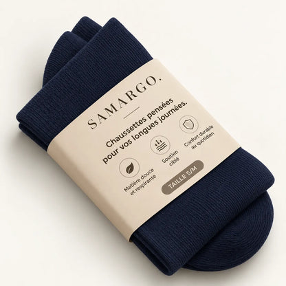 Chaussettes de compression - Bleu