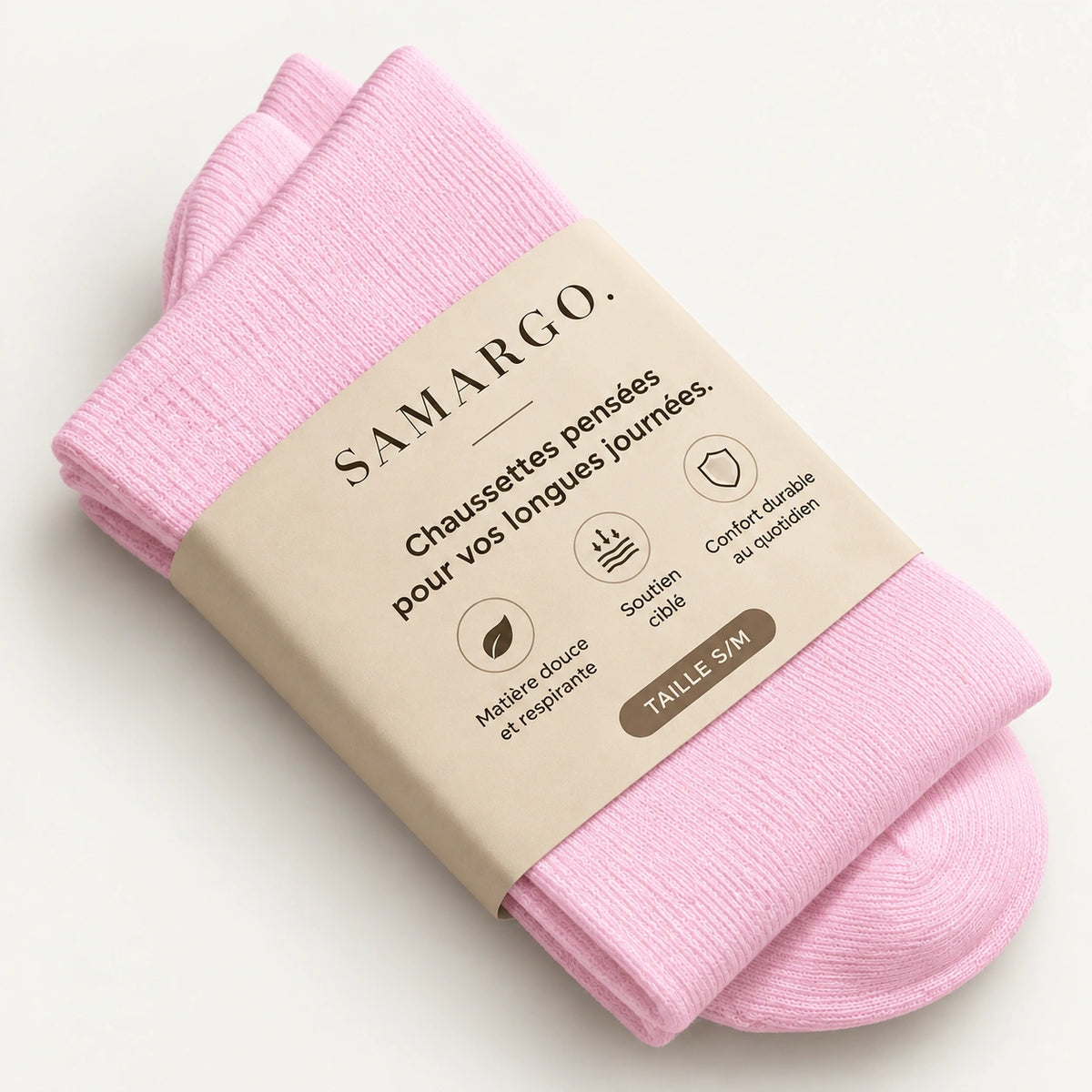 Chaussettes de compression - Rose