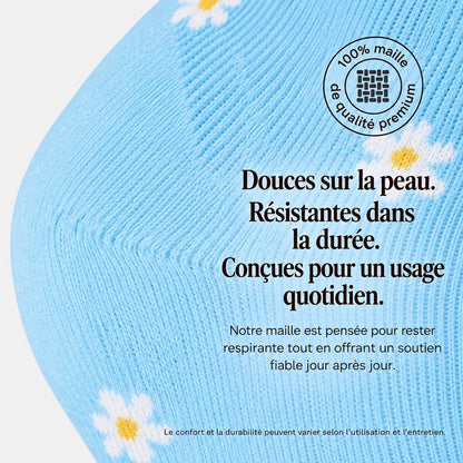 Chaussettes de compression - Marguerites Bleues