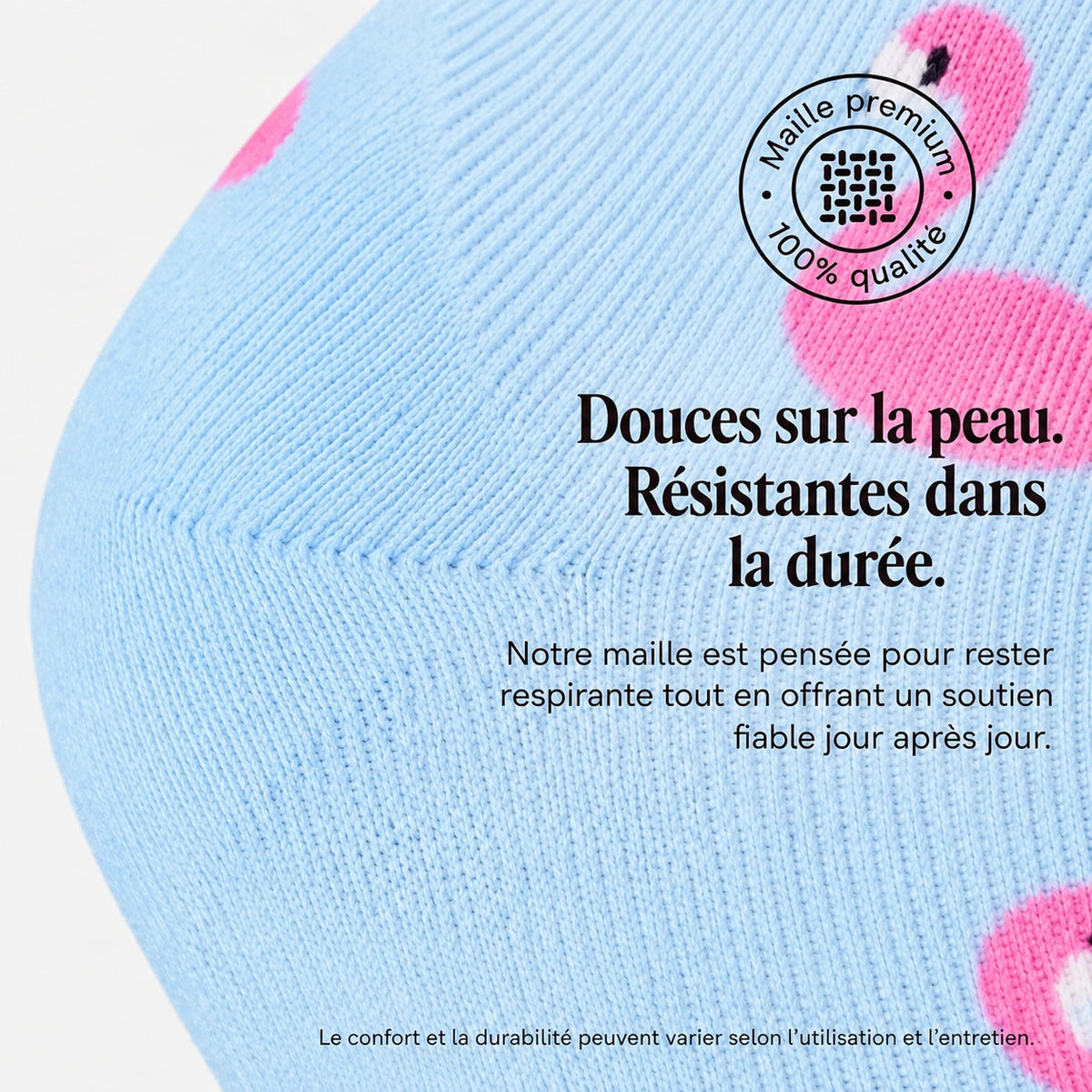 Chaussettes de compression - Flamand Rose