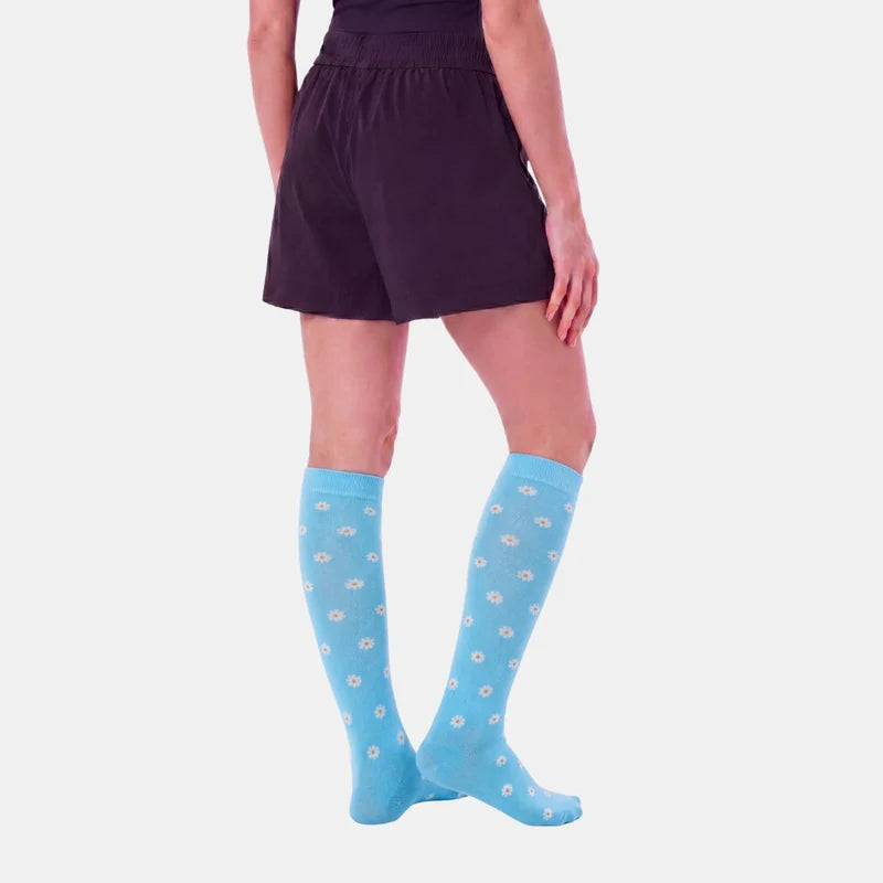 Chaussettes de compression - Marguerites Bleues