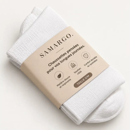 Chaussettes de compression - Blanc