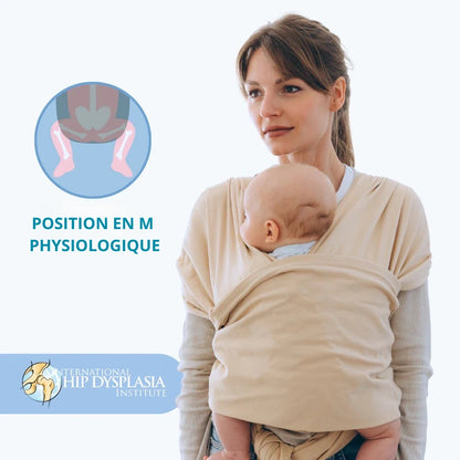 Câlina™ – Écharpe de portage bébé apaisante