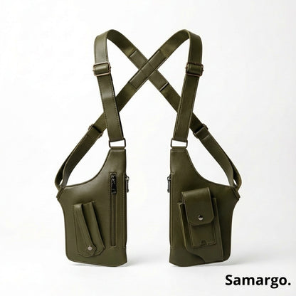 Sacoche bandoulière en cuir